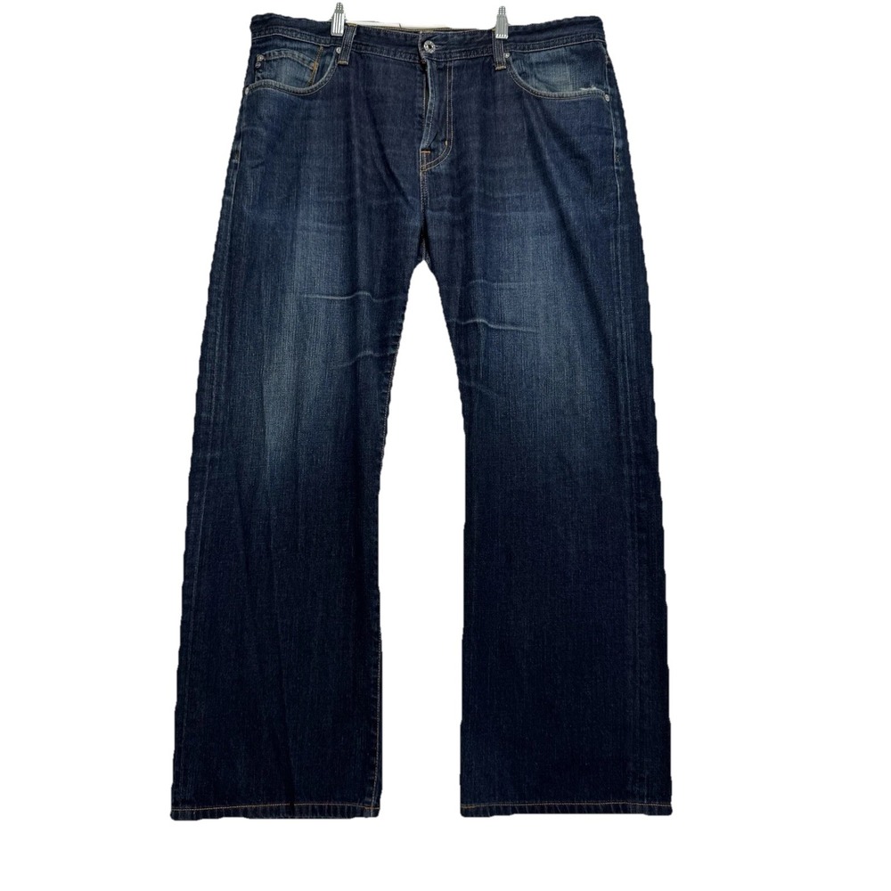 AG Adriano Goldschmied Relax Fit Jeans  Men's 38X32 Straight Cut Blue Denim Jean
